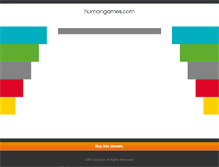 Tablet Screenshot of humangames.com